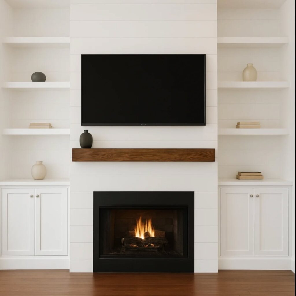 Living Room Built-In Renovation in Bakersfield