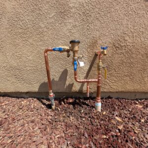 Main Water Shut-Off Replacement and Irrigation Backflow Preventer Installation in Bakersfield
